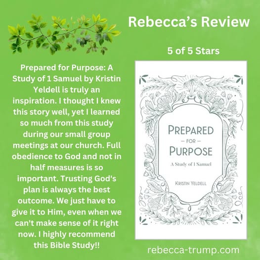 Prepared for Purpose: A Study of 1 Samuel – Rebecca Trump